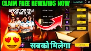 Thumbnail: SUPPORT YOUR TEAM FREE REWARDS CLAIM NOW || FREE FIRE EWC 2026 FREE REWARDS AA GAYA