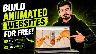 Thumbnail: Build Animated Websites with AI for FREE 🤯 | No Coding Step-by-Step Tutorial (2026)