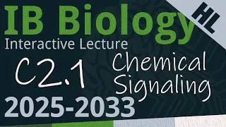 Thumbnail: IB Biology C2.1 - Chemical Signaling [AHL] - Interactive Lecture 2025-2033