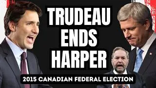 Thumbnail: Trudeau's Rise and Harper's Fall. The Canadian Federal Election of 2015.