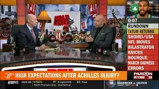 Thumbnail: Pardon the Interruption | High expectations for Jayson Tatum after achilles injury? - Michael Wilbon