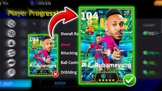 Thumbnail: How To Train Aubameyang In Efootball 2027 | Aubameyang Max Level Efootball 2027🥳✅