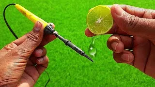Thumbnail: Unexpected secret to flawless soldering: Try lemon on your soldering iron!