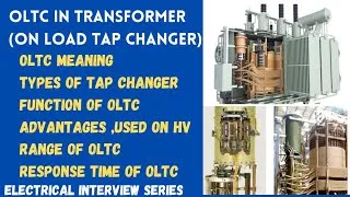 Thumbnail: Transformer Tap Changer || OLTC || Why OLTC used on HV side || On load Tap Changer|| Types of OLTC |