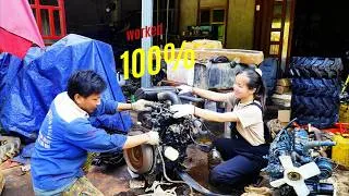 Thumbnail: Which engine should you choose for the Outlander 6x6? Kubota 15HP or Yanmar 25HP? | electrician girl