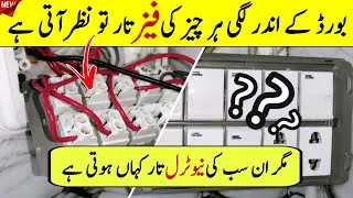 Thumbnail: Where Is the Neutral Wire? ⚡ Board Wiring Explained | Every Electrician Must Know