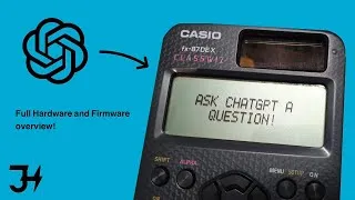 Thumbnail: Modifying a non-programmable calculator to run ChatGPT