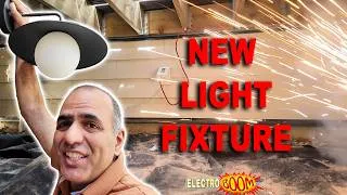 Thumbnail: Running Power for New Outdoor Light Fixture