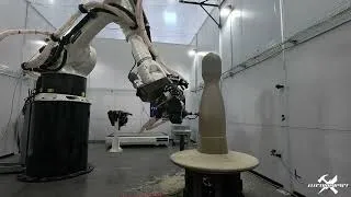 Thumbnail: 6-Axis Rocket Nozzle 3D Print With Trim And Washout