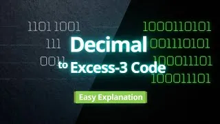 Thumbnail: Decimal to excess 3 code Conversion |decimal to excess 3 code @Electronic2. 