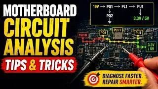Thumbnail: Advanced Laptop Motherboard Troubleshooting. Circuit Analysis Tips