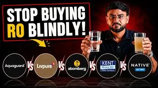 Thumbnail: Best Water Purifier For Home 2026 | Best RO Water Purifier in India 2026 | Atomberg vs Native,  Kent