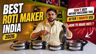 Thumbnail: Best Roti Maker Machine For Home 2026 | Best Electric Roti Maker India | Libra vs Prestige vs Bajaj
