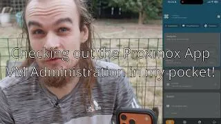 Thumbnail: Proxmox On The Go. Checking out the offical Proxmox App and What It Can Do.