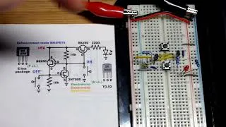 Thumbnail: Challenging  MOSFET Transistor Bistable Flip Flop LED Circuit