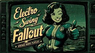 Thumbnail: RETRO RADIO BGM 📻 Electro Swing + Brass & Synths INSTRUMENTAL & Bright Survival Atmosphere