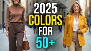 Thumbnail: 2025 COLOR Trends Every Woman Over 50 Needs to Try Now