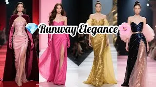 Thumbnail: Haute Couture Energy🌸❤️ #timelessfashion #style #glamlook #runwayvibes #runwayshow 