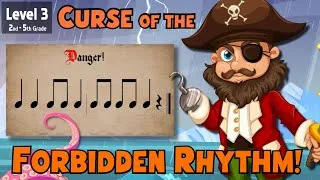 Thumbnail: LEVEL 3/7: Curse of the Forbidden Rhythm Play Along! Elementary Music Game- Poison Rhythm!
