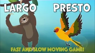 Thumbnail: Elementary Music Movement Game With Tempo Examples - Hide From The Jaguar