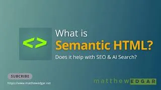 Thumbnail: What is Semantic HTML?