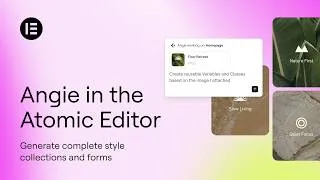 Thumbnail: Generate Design Systems and Forms with AI: Angie in the Atomic Editor (First Look with Roi)