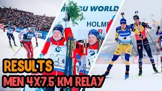 Thumbnail: Results IBU World Cup Biathlon - Men 4x7.5km Relay - Ostersund 2023/24