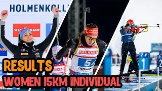 Thumbnail: Results IBU World Cup Biathlon - Women 15km Individual - Ostersund 2023/24