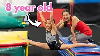 Thumbnail: KID vs ADULT Gymnastics Warm Up | @ChloeD_Gymnast