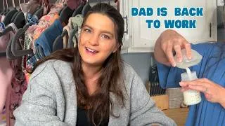 Thumbnail: DITL 4 Weeks Postpartum | Dad is back to work!