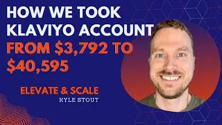 Thumbnail: How We Took this Klaviyo Account from $3,792 to $40,595 in 3 Months | Elevate & Scale