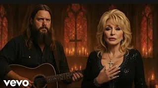Thumbnail: Chris Stapleton ft. Dolly Parton - The Cross Was Enough (Lyrics Video) Out Now 