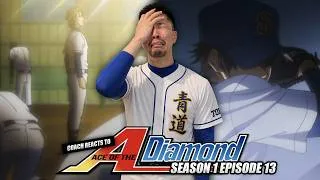 Thumbnail: FIRST STRING CHOICES | Coach Reacts to Ace of Diamond S1 E13