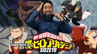Thumbnail: EVERYONE'S INTERNSHIPS | Coach Reacts to My Hero Academia S2 E19