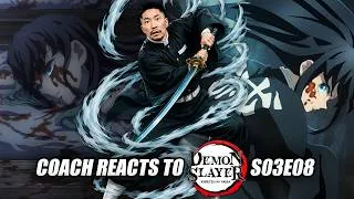 Thumbnail: TOKITO HAS A TWIN?!? | Coach Reacts to Demon Slayer: Kimetsu no Yaiba S3 E8