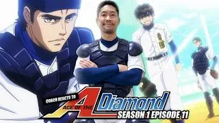 Thumbnail: CHRIS TO THE FIELD | Coach Reacts to Ace of Diamond S1 E11