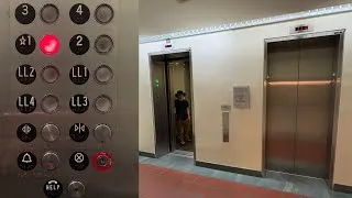 Thumbnail: Neat Montgomery "Glass" Elevators @ Los Angeles Central Library - Los Angeles, CA.