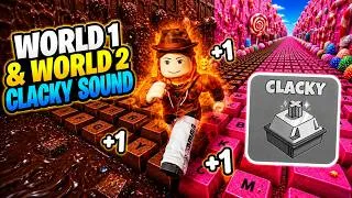 Thumbnail: CLACKY KEYS +1 Speed Keyboard Escape Candy & Chocolate World 1 & 2 All Stages