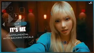 Thumbnail: ILLIT - It's Me (Instrumental with backing vocals) |Lyrics|