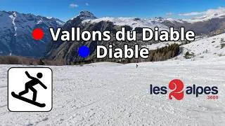 Thumbnail: Snowboarding Les Deux Alpes - Vallons du Diable, Diable