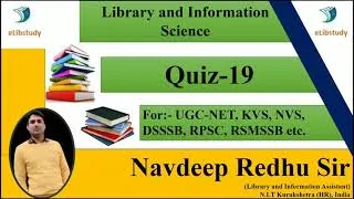 Thumbnail: Library and information Science ll Quiz-19 ll with Explanation