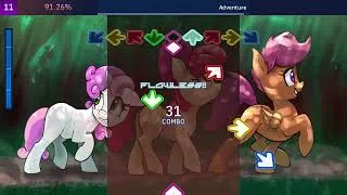 Thumbnail: Adventure, Sea Swirl and Hush Now Glitch Now (9-panel OutFox)