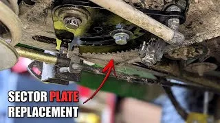 Thumbnail: Replacing a Steering Sector Plate and Pinion Gear on a John Deere D170 Riding Mower