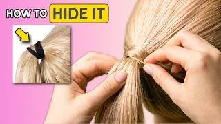 Thumbnail: Hide Your Hair Tie Like a PRO (4 Easy HAIR HACK!)