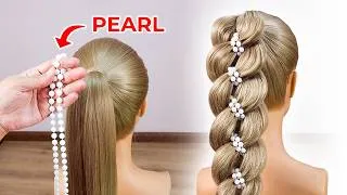 Thumbnail: Flat 4 Strand Braid: The Easiest Way to Add Pearls