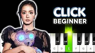 Thumbnail: JISOO – CLICK | Easy Piano Tutorial for Beginners