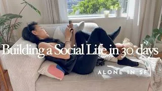 Thumbnail: Building a Social Life in SF in 30 Days | social clubs, dinner parties, run club, networking