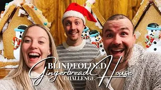 Thumbnail: Decorating TINY Gingerbread Houses 🎄 🏠 BADLY & Blindfolded! 🤭✨
