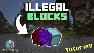 Thumbnail: Illegal Blocks Minecraft Bedrock NBT Editing