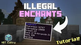 Thumbnail: Illegal Enchantments Minecraft Bedrock NBT Editing